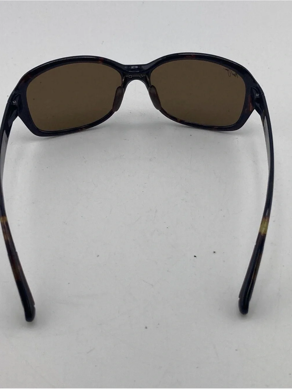 Maui Jim Black Frame Sunglasses with Brown Lenses